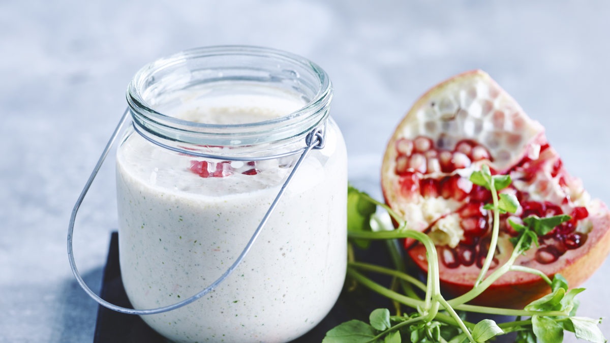 Waterkers- granaatappeldressing